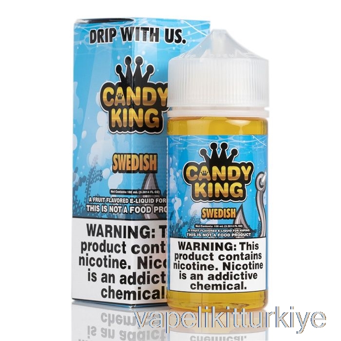 Vape Kalem Vape Mate İsveççe - şeker Kralı - 100ml 6mg